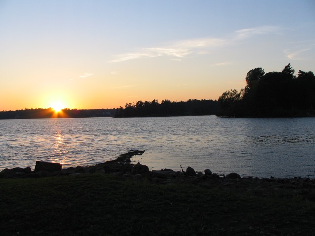 Sunset at the Waterfront